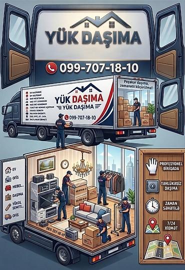 mebellərin yığılması: Peşəkar komanda ilə sürətli və etibarli daşınma. ​Xidmətlər: 🚛 Ev — 1