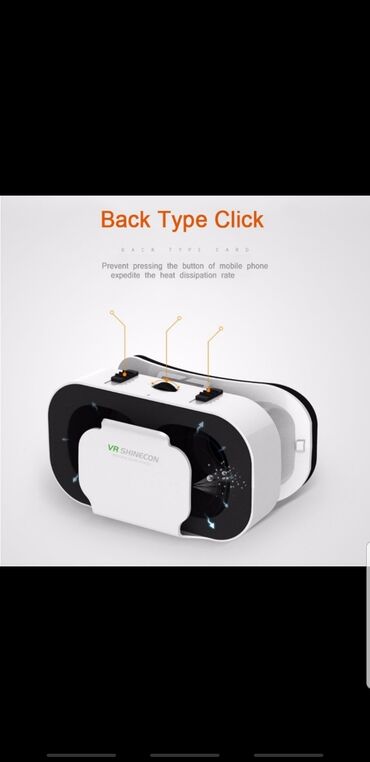 вр очки: Очки виртуальной реальности VR Shinecon в белом корпусе с черными