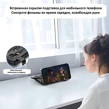 Аккумуляторы: Портативный аккумулятор с фонариком и прожектором 20000мА Power Bank — 15