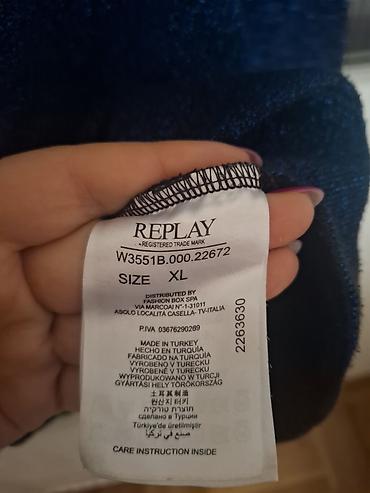 hermes marame: REPLAY džemper/sweatshirt – model W3551B.000.22672, veličina XL. - — 4