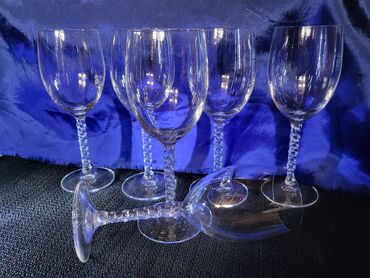 Čaše: Case nove za vino kristal,led kristal d'Argues Francuska 80,90te god — 7