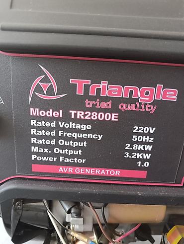 строительный: Портативный генератор Triangle TR2800E с системой автоматической — 3
