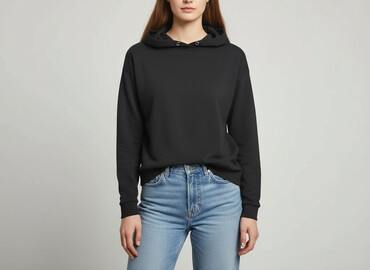 ubrania emo: Amisu, Bluza z kapturem damska, rozmiar XS