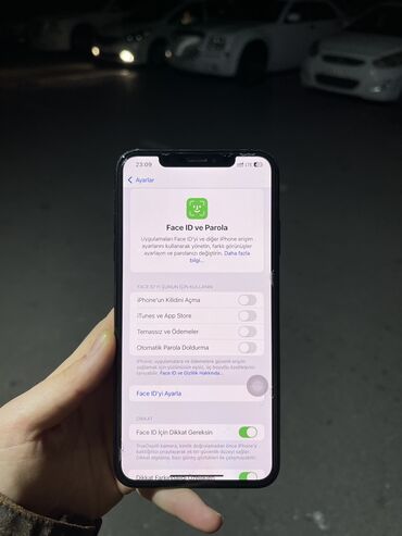 Apple iPhone: IPhone Xs Max, 512 GB, Space Gray, Simsiz şarj, Face ID