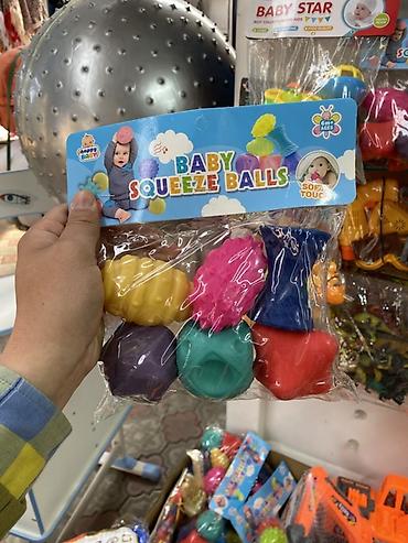 Набор тактильных мячиков Baby Squeeze Balls - Мягкие сенсорные мячи
