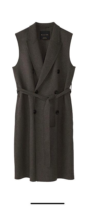 Üst geyimi: Jilet, Massimo Dutti, M, rəng - Qəhvəyi — 1