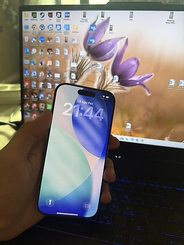 bəyansiz: IPhone 16 Pro, 128 GB, Desert Titanium, Face ID, Simsiz şarj, Sənədlərlə — 2
