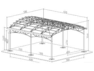 Другие услуги: НАВЕСЫ • СВАРОЧНЫЕ РАБОТЫ Изготовление и монтаж навесов, ворот — 2