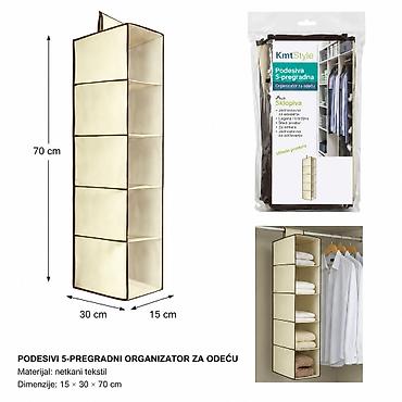 KMT Mali bež organizator/polica na 5 nivoa 3283151 Praktični viseći