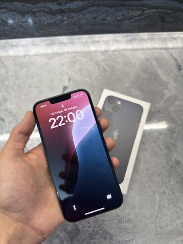 Apple iPhone: IPhone 13, Б/у, 128 ГБ, Midnight, Защитное стекло, Коробка, 78 % — 5