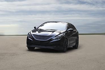 kar: Hyundai Sonata 2011-2014 üçün mat qara radiqtor barmaqlığı Çatdırılma — 2