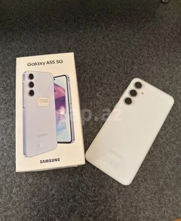 xiaomi modem 4a: Samsung Galaxy A55, 256 GB, rəng - Ağ