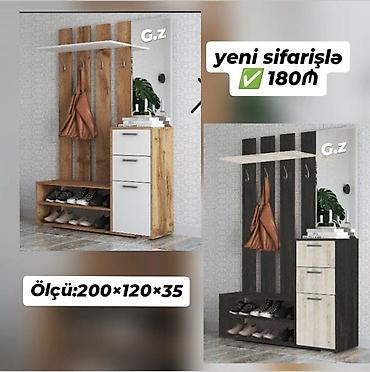 plasmas skaflar: Dəhliz üçün çoxfunksiyalı asılqan-dolab komplekti - Model: G.Z dizayn — 1