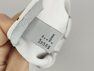 białe bluzki basic: H&M, Bluzka damska, rozmiar S — 4