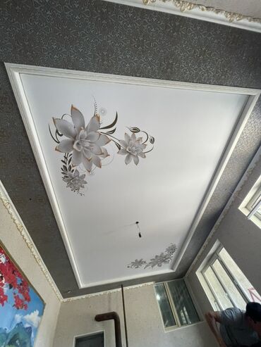 Натяжной потолок: Натяжной потолок 3D потолки Бесплатный замер — 4