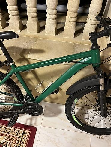 29 velosiped: Tez təcili satilir Dağ velosipedi – yaşıl rəngli, 26" təkər - Güclü — 2