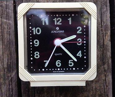 Satovi za kuću: Germany made Junghans Quartz Travel alarm clock. Made in GERMANY — 6