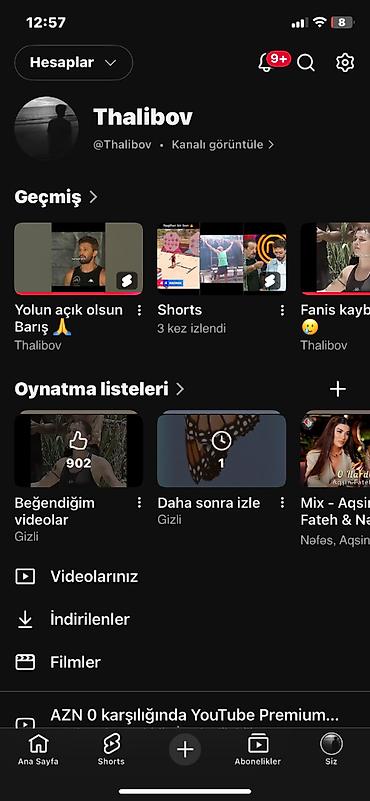 Готовый бизнес: YouTube kanalı satılır: “Thalibov” - Platform: YouTube hesabı/kanal - — 1