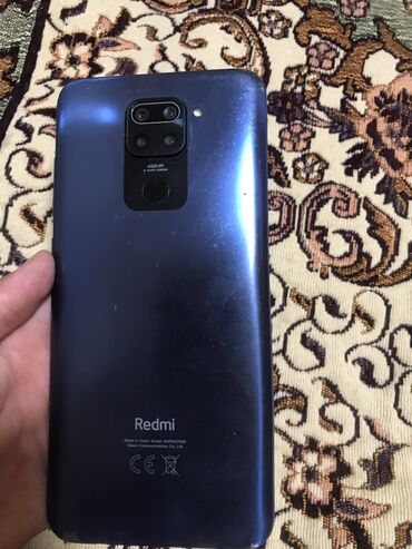 телефоны xiaomi redmi 9а: Redmi, Redmi Note 9, Колдонулган, 64 ГБ, түсү - Көк, 2 SIM