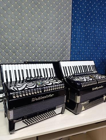 Аккордеоны: Аккордеондор сатылат.Привозной Кыргызстанда ойнолбогон.Weltmeister — 6