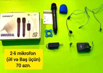 Mikrofonlar: Yeni Simsiz (Bluetooth) Mikrofon Ünvandan götürmə — 23