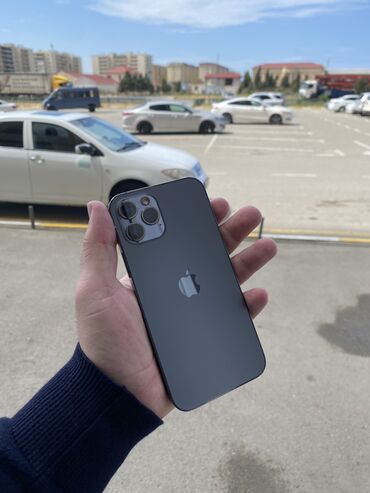 apple iphone 5c: IPhone 12 Pro, 128 GB, Gümüşü, Zəmanət, Simsiz şarj, Face ID