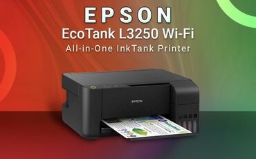 Kompüter və noutbuk aksesuarları: 🖨️ Epson EcoTank L3250 Wi-Fi Printer 🔹 Print • Scan • Copy 📶 Wi-Fi