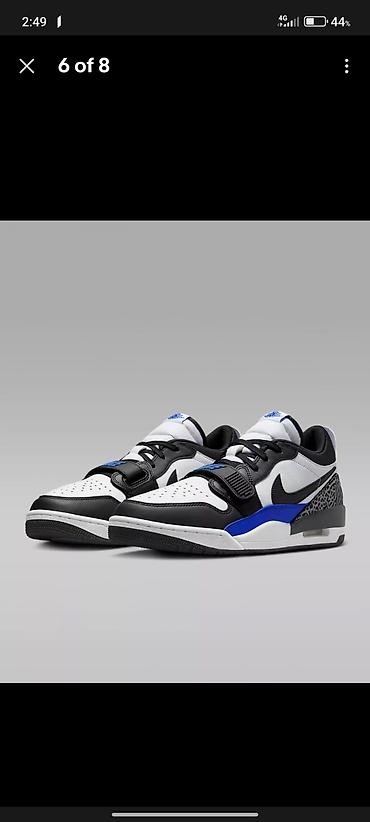 Krasofkalar və idman ayaqqabıları: Nike Jordan Legacy 312 Low – kişi krossovkası - Rənglər: ağ, qara — 2