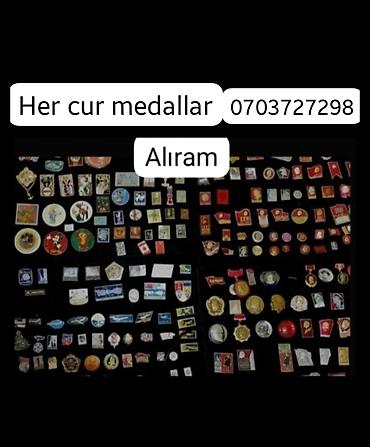 kohne pullar aliram: Xidmət: müxtəlif növ medalların və nişanların alınması Təsvir: - Hər — 1