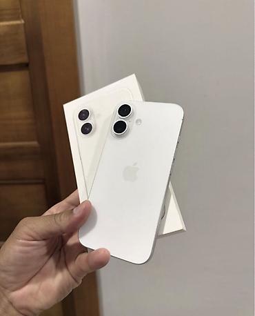 iphone 16: IPhone 16, 256 GB, Ağ, Hissə-hissə ödəniş — 2