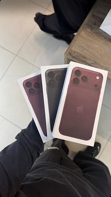 iphone qw: IPhone 18 Pro Max, Новый, 256 ГБ, Бордовый, Коробка — 3