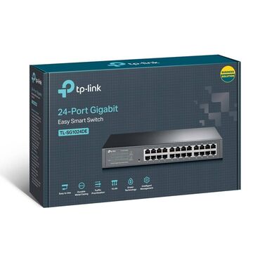Noutbuklar üçün adapterlər: TL-SG1024DE 24 Portlu Gigabit Easy Smart Switch 24 10/100/1000Mbps