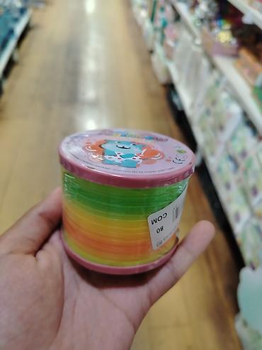 rainbow friends: Радужная пружинка-радуга (Slinky) - Яркая неоновая радуга: зеленый — 1