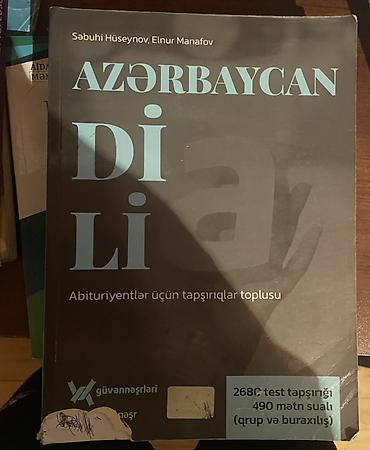 Kitablar və jurnallar: Məhsul: “Azərbaycan dili – Abituriyentlər üçün tapşırıqlar toplusu” — 1