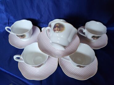 Kuhinjski setovi: Soljice nove,vintaz za kafu Sigma porcelanske. Soljice komada 6 u — 3