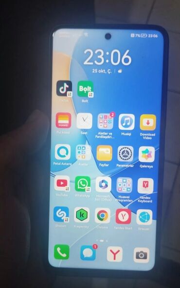 bərdə telefon: Huawei Nova 9 SE, 128 GB, rəng - Gümüşü, Zəmanət, Sensor, Barmaq izi