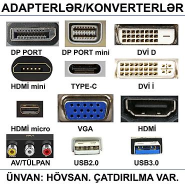 Adapterlər/Konverterlər (Çeviricilər) 📍Ünvan: Bakı şəh, Suraxanı ray lalafo.az -da Adapterlər/Konverterlər (Çeviricilər) 📍Ünvan: Bakı şəh, Suraxanı ray