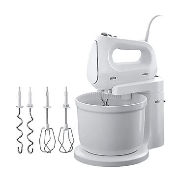 braun hm 5107: Mikser Braun HM1070WH Braun HM1070WH güclü 400 W mühərriki, 3 litrlik — 1