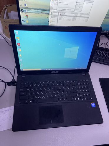 компьютер офисный: Ноутбук, Asus, 4 ГБ ОЗУ, 15.6 ", Б/у, Для несложных задач, память HDD