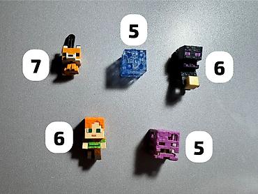 minecraft oyuncaqları: Kinder minecraf satılır Tezedi hamsini qotursez 2-3 AZN skidka olacaq — 1