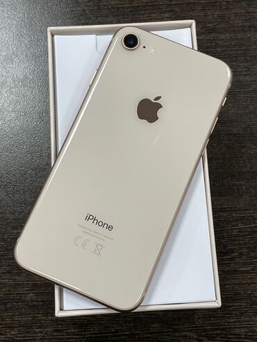 Apple iPhone: IPhone 8, Новый, 256 ГБ, White Titanium, Чехол, 97 %