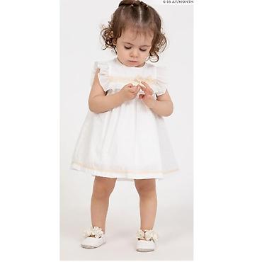 gucci sorc: Haljinica bela elegantna za bebe – 09+ meseci - Šifra proizvoda — 1