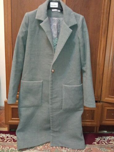 Верхняя одежда: Пальто, Осень-весна, По колено, M (EU 38)