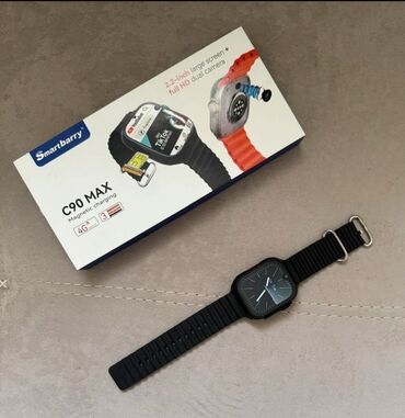 Smart saat, Smart, Sensor ekran, rəng - Qara