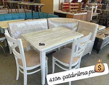 Divan və masa dəstləri: Künc divan masa oturacaq rəng seçimi var — 1