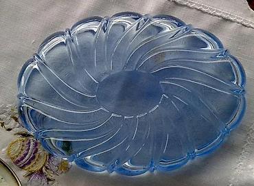 Staro posuđe i escajg: VTG Waltherglas Cobalt Blue Art Glass Mid Century. Antikvitet — 5