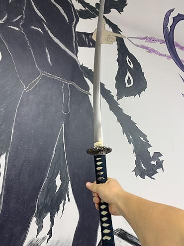 Коллекционные ножи: Катана с ножнами - Классическая изогнутая сталь, однолезвийное — 5