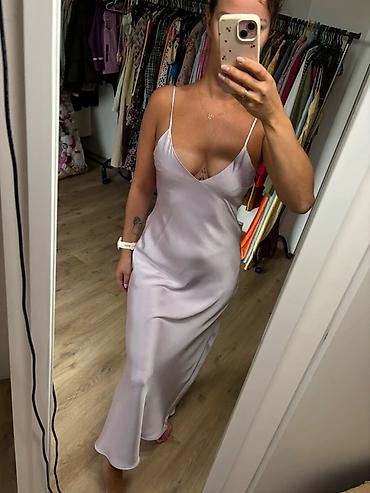 viscoza: Zara lot maxi haljina na tanke bretele - Model: slip/haljina na — 5