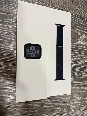 Apple Watch: Apple Watch SE 44mm 2nd Gen GPS Midnight Case w Ink Sport Loop — 3