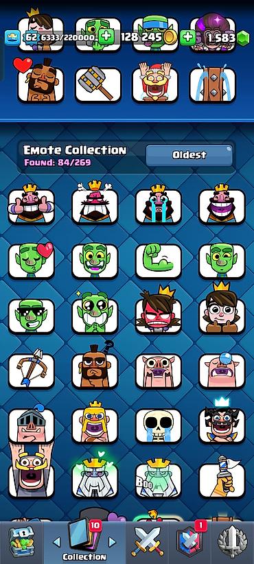 Kolleksiya kartları: 💎 Clash Royale Hesabı Satılır King Level: 62 MAX kartlar: Level 16 -da lalafo.az — 8 Kolleksiya kartları: 💎 Clash Royale Hesabı Satılır King Level: 62 MAX kartlar: Level 16 — 8